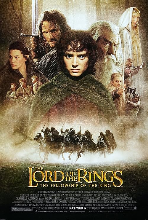 پوستر The Lord of the Rings: The Fellowship of the Ring 2001
